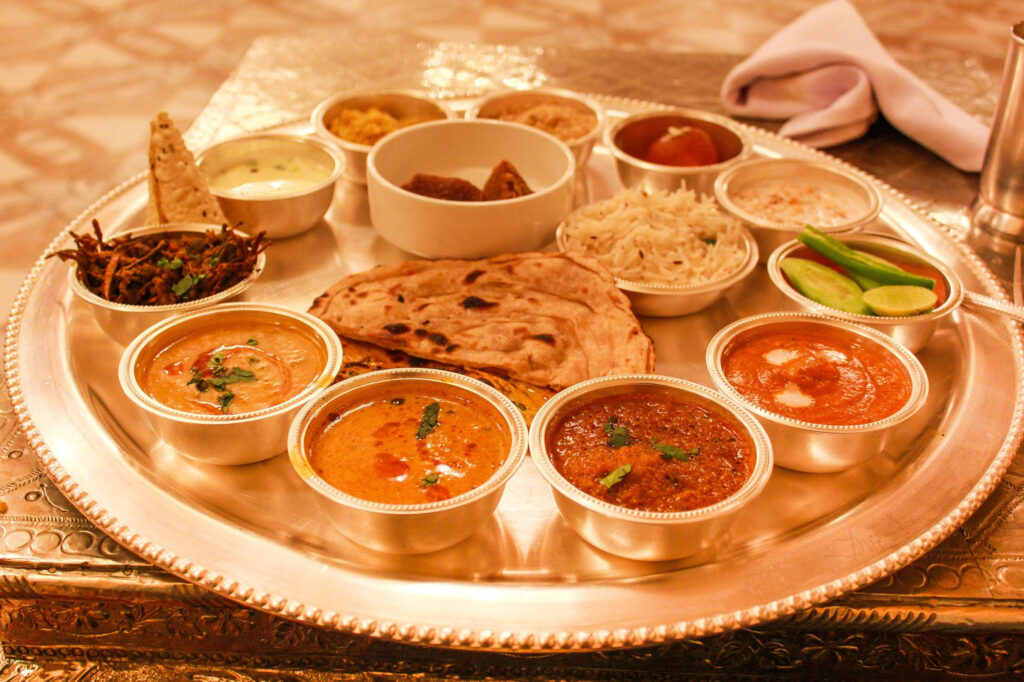 India Rajasthani Thali